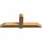 Ekena Millwork Eugene Smooth Timber Gable Bracket, Western Red Cedar, 60"W x 22"H x 5 1/2"D x 5 1/2"F, 9/12 Pitch GBW060X22X0606EUG00SWR - alternate 5